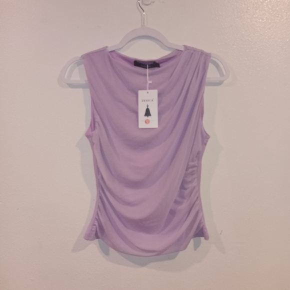 Lavender Drape Top✅Size SMALL - Picture 1 of 5